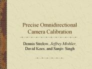 Precise Omnidirectional Camera Calibration