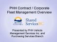 PHH Contract Corporate Fleet Management Overview
