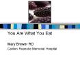 You Are What You Eat PowerPoint PPT Presentation