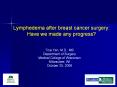 Since your breast cancer surgery, have you had hand or ar PowerPoint PPT Presentation