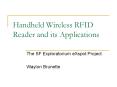 Handheld Wireless RFID Reader and its Applications PowerPoint PPT Presentation