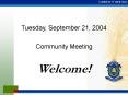 Community Meeting PowerPoint PPT Presentation