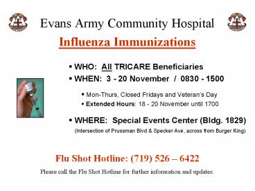 WHO: All TRICARE Beneficiaries