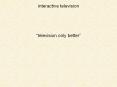 interactive television PowerPoint PPT Presentation