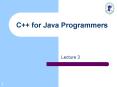 C for Java Programmers PowerPoint PPT Presentation