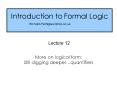 Introduction to Formal Logic PowerPoint PPT Presentation