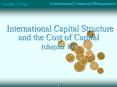 International Capital Structure and the Cost of Capital PowerPoint PPT Presentation