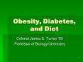 Obesity, Diabetes, and Diet PowerPoint PPT Presentation
