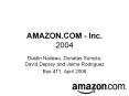 AMAZON.COM Inc. 2004 PowerPoint PPT Presentation