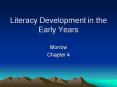 Literacy Development in the Early Years PowerPoint PPT Presentation