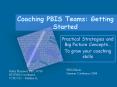 Coaching PBIS Teams: Getting Started PowerPoint PPT Presentation