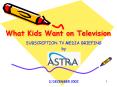 What Kids Want on Television PowerPoint PPT Presentation