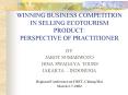 WINNING BUSINESS COMPETITION IN SELLING ECOTOURISM PRODUCT: PERSPECTIVE OF PRACTITIONER PowerPoint PPT Presentation