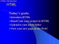 HTML Introduction HTML PowerPoint PPT Presentation