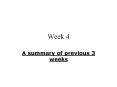 Week 4 PowerPoint PPT Presentation