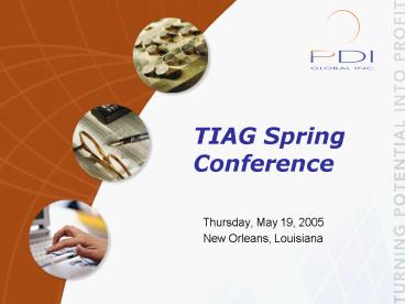 TIAG Spring Conference