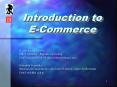 Introduction to ECommerce PowerPoint PPT Presentation