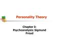Personality Theory PowerPoint PPT Presentation