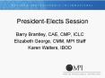 PresidentElects Session PowerPoint PPT Presentation