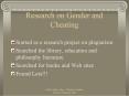 Research on Gender and Cheating PowerPoint PPT Presentation