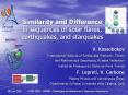 Similarity and Difference in sequences of solar flares, earthquakes, and starquakes PowerPoint PPT Presentation