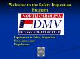 Welcome to the Safety Inspection Program PowerPoint PPT Presentation