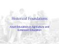 Historical Foundations PowerPoint PPT Presentation