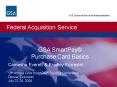 GSA SmartPay Purchase Card Basics