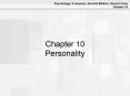 Chapter 10 Personality PowerPoint PPT Presentation