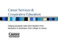 Career Services PowerPoint PPT Presentation