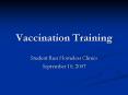 Vaccination Training PowerPoint PPT Presentation