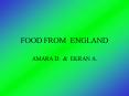 FOOD FROM ENGLAND PowerPoint PPT Presentation