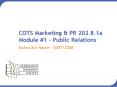 COTS Marketing PowerPoint PPT Presentation