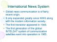 International News System PowerPoint PPT Presentation