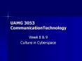 UAMG 3053 CommunicationTechnology PowerPoint PPT Presentation