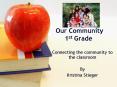 Our Community 1st Grade PowerPoint PPT Presentation