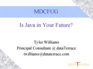 MDCFUG Is Java in Your Future
