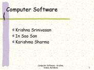 Computer Software