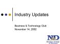 Industry Updates PowerPoint PPT Presentation
