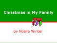 Christmas in My Family PowerPoint PPT Presentation