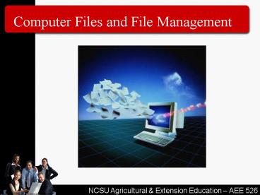 Computer Files and File Management presentation | free to view
