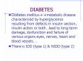 DIABETES PowerPoint PPT Presentation