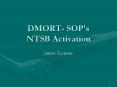DMORT SOP's NTSB Activation PowerPoint PPT Presentation