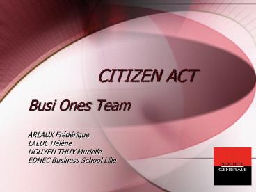 CITIZEN ACT