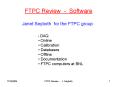 FTPC Review Software PowerPoint PPT Presentation