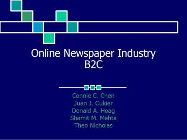 Online Newspaper Industry B2C