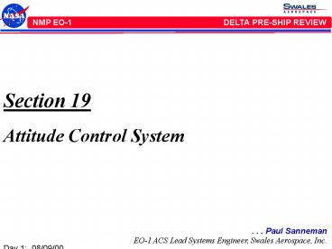 Attitude Control System