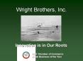 Wright Brothers, Inc. PowerPoint PPT Presentation