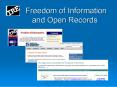 Freedom of Information and Open Records PowerPoint PPT Presentation