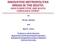 INNOVATIVE METROPOLITAN AREAS IN THE SOUTH: HOW COMPETITIVE ARE SOUTH CAROLINAS CITIES PowerPoint PPT Presentation